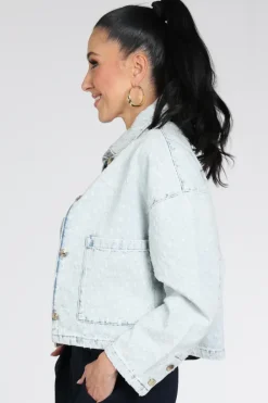 Catnoir 1973 Jeansjasje Light blue denim