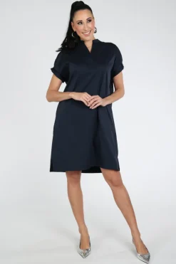 Catnoir 3504 Jurk korte mouw Marine