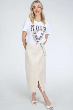 Catnoir 5580 Rok recht lang Zand