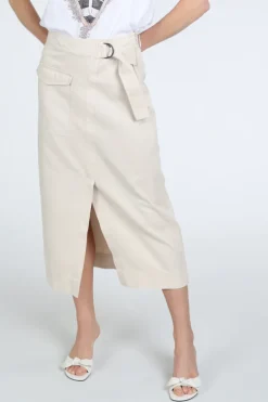 Catnoir 5580 Rok recht lang Zand