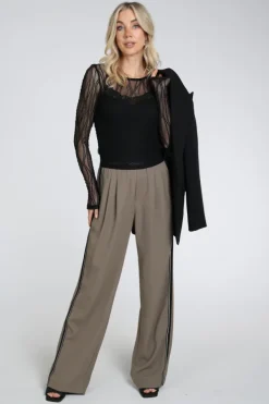 Co'couture 41027 AminaCC Broek Kaki