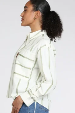 Co'couture 45087 Blouse lange mouw Off white