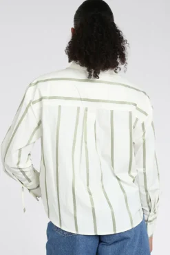 Co'couture 45087 Blouse lange mouw Off white