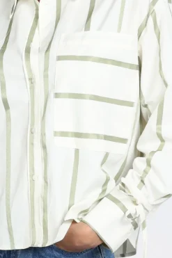 Co'couture 45087 Blouse lange mouw Off white