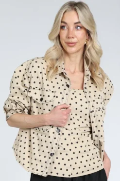 Co'couture 45099 Blouse lange mouw Zand