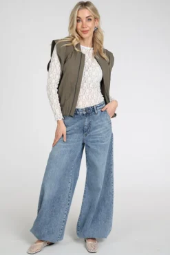 Co'couture 40042 Gilet Olijf