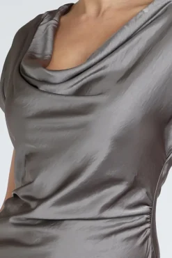Co'couture 46026 Jurk korte mouw Taupe