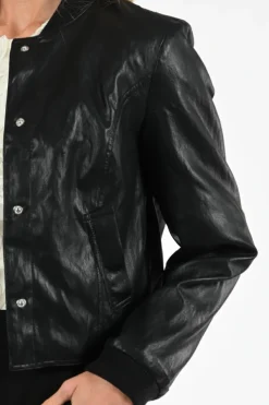 Co'couture 40001 Leren blazer Zwart