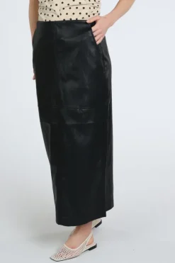 Co'couture 34208 Leren rok Zwart