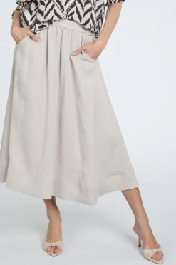 Co'couture 44037 Rok wijd lang Beige