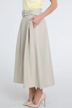 Co'couture 44013 Rok wijd lang Zand