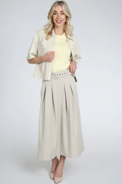 Co'couture 44013 Rok wijd lang Zand
