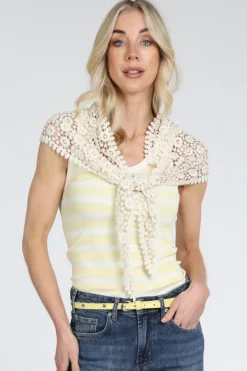 Co'couture 49083 Sjaal Off white