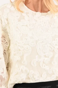 Co'couture 45009 TessyCC Blouse lange mouw Off white