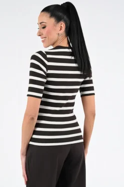 Co'couture 33206 T-shirt korte mouw Bruin