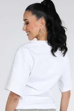 Co'couture 43013 T-shirt korte mouw Wit