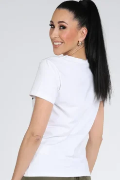 Co'couture 33200 T-shirt korte mouw Wit