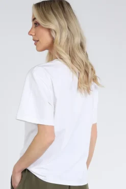 Co'couture 43003 T-shirt korte mouw Wit