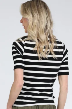 Co'couture 33206 T-shirt korte mouw Zwart