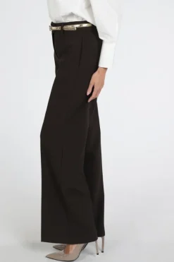 Co'couture 31207 Vola Broek Donker bruin
