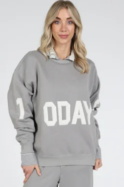 10 Days 20-816-6201 Sweater Grijs