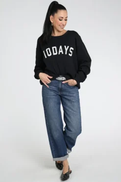 10 Days 25-806-9900 Sweater Zwart
