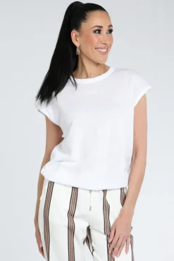 10 Days 20-752-6202 T-shirt korte mouw Off white