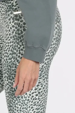 Deblon classic legging Legging Vergrijsd groen