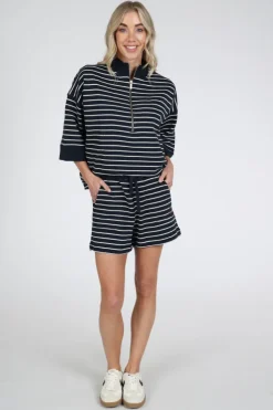Deblon dani striped shor Short Marine