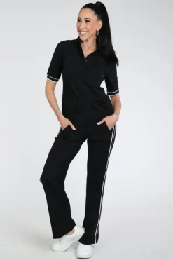 Deblon meline short Polo Zwart
