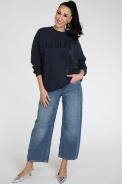 Deblon phoebe Sweater Marine