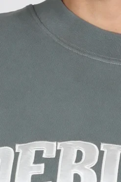 Deblon phoebe Sweater Vergrijsd groen