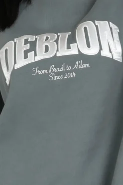 Deblon phoebe Sweater Vergrijsd groen