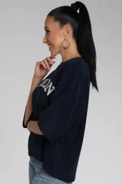 Deblon vine tee T-shirt korte mouw Marine