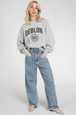 Deblon vive sweater Sweater Grijs