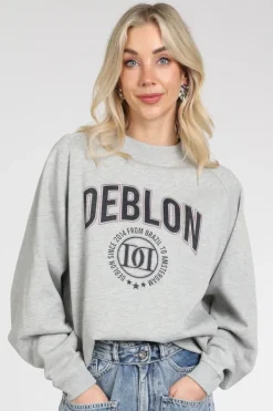Deblon vive sweater Sweater Grijs