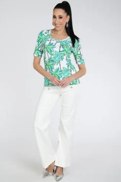 Efixelle 343600 T-shirt korte mouw Groen