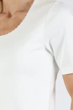 Efixelle 340423 T-shirt korte mouw Off white