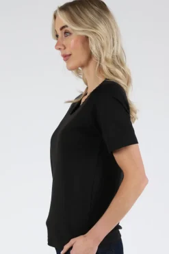 Efixelle 340423 T-shirt korte mouw Zwart
