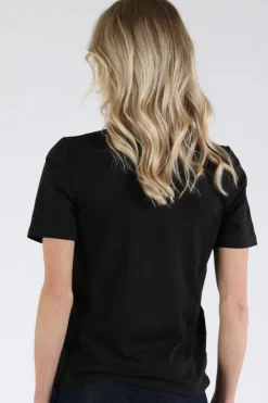 Efixelle 340423 T-shirt korte mouw Zwart