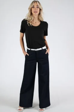 Efixelle 340423 T-shirt korte mouw Zwart