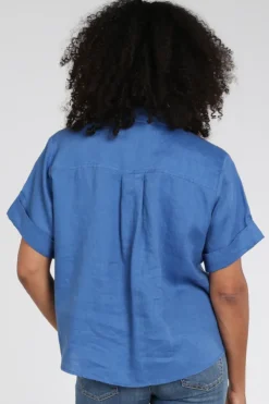 Emotions 126124 Blouse korte mouw Blauw