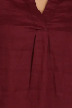 Emotions 126130 Jurk korte mouw Donker rood