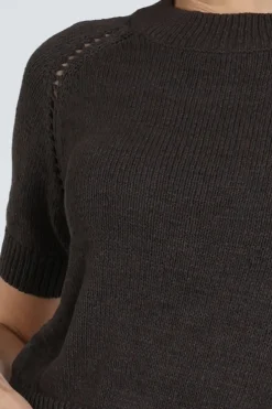 Emotions 126078 Pull korte mouw Bruin