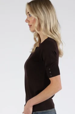 Emotions 126001 Pull korte mouw Bruin
