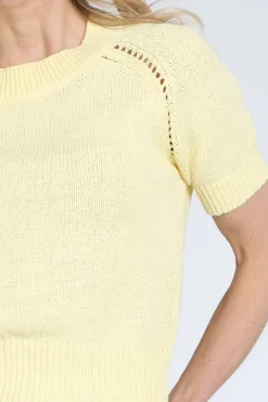 Emotions 126078 Pull korte mouw Geel