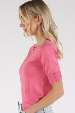 Emotions 126001 Pull korte mouw Koraal