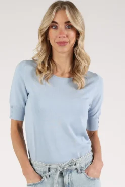 Emotions 126001 Pull korte mouw Licht blauw
