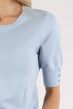 Emotions 126001 Pull korte mouw Licht blauw