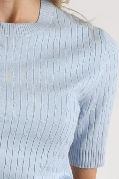 Emotions 126005 Pull korte mouw Licht blauw